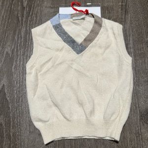 Il Gufo**Wool Blend Baby Boy Vest***Size 6 mo. $189 NWT